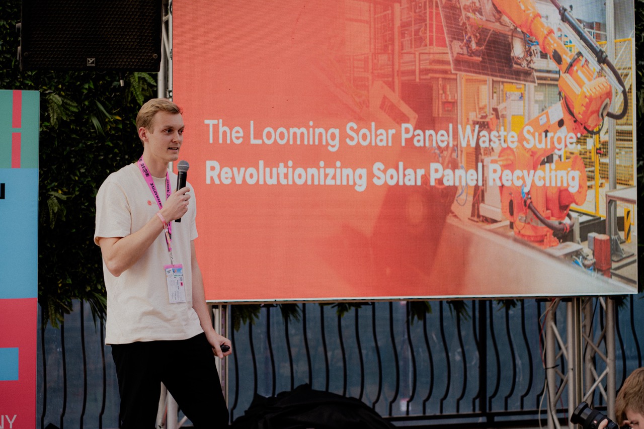 SOLAR MATERIALS Pitch at German Haus at SXSW