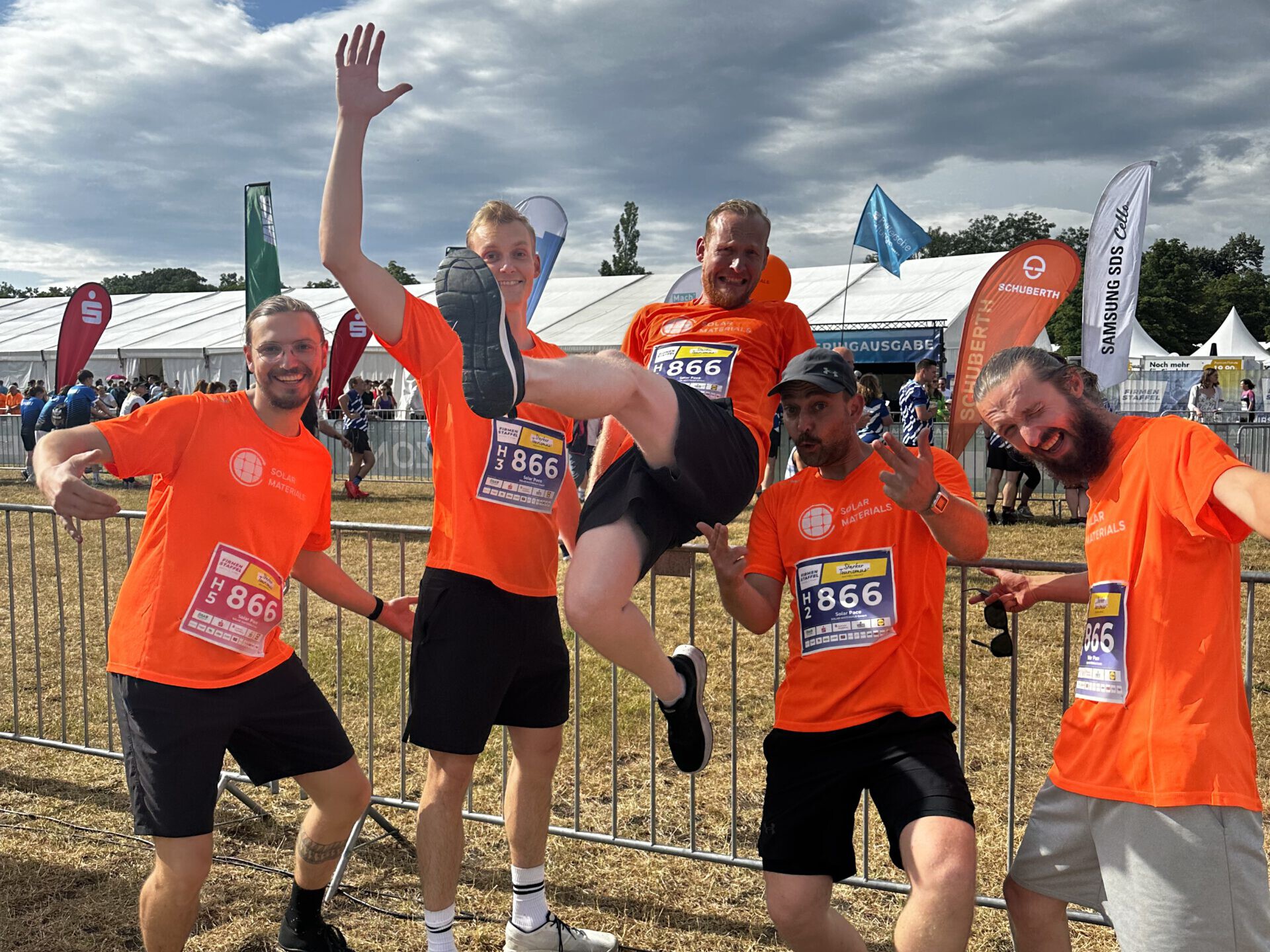 SOLAR MATERIALS beim Firmenstaffellauf