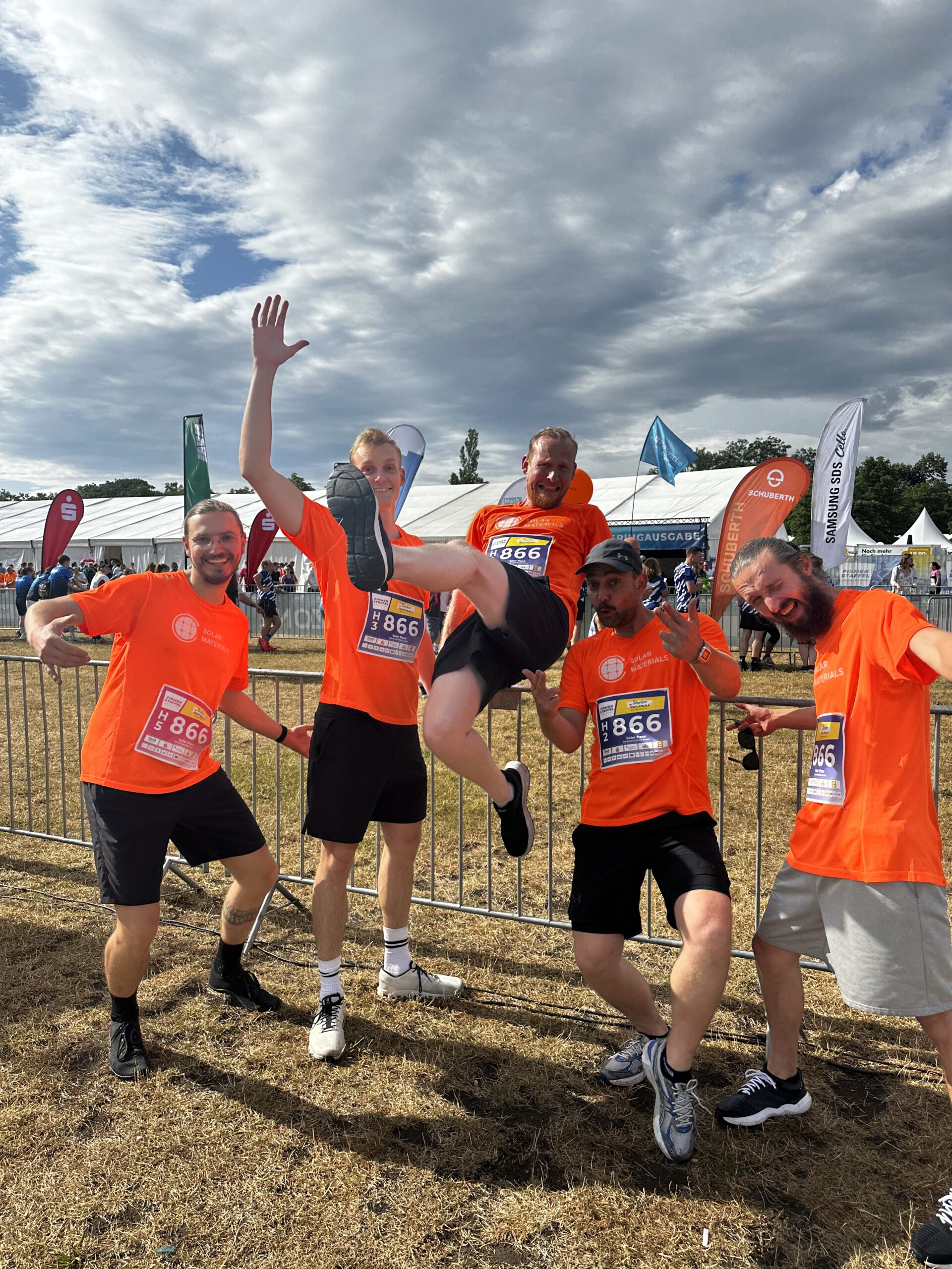 SOLAR MATERIALS beim Firmenstaffellauf