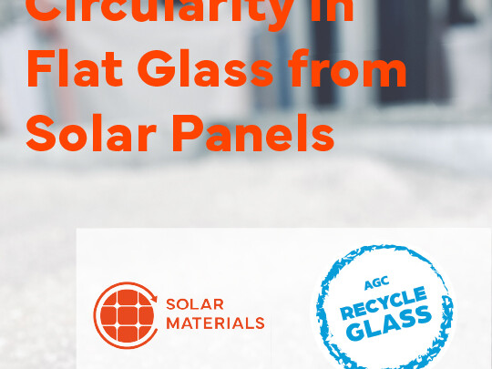 SOLAR MATERIALS, the German recycling company for solar panels, has entered into a cooperation with AGC Glass Europe, one of Europe’s leading flat glass manufacturers
